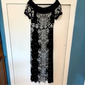 SOFT SURROUNDINGS Summer Romance Floral Maxi Dress